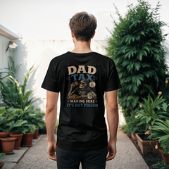 Dad Tax - Making Sure It's Not Poison Black T-Shirt
