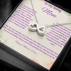 To My Loving Mom at Mother's Day - Endless Love Necklace
