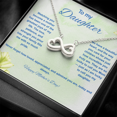 To My Daughter at Mother's Day - Endless Love Necklace