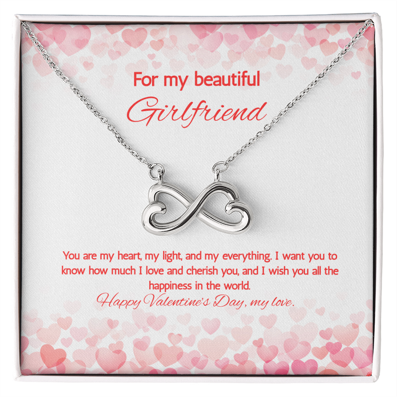 For My Beautiful Girlfriend at Valentine's Day - Endless Love Necklace