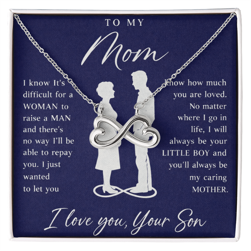 To My Mom Gift From Your Son - Endless Love Necklace