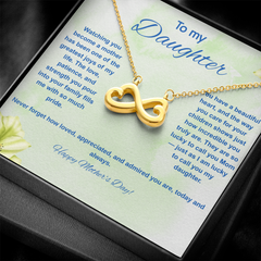 To My Daughter at Mother's Day - Endless Love Necklace