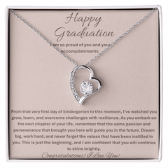 Happy Graduation, I am so proud of you - Forever Love Necklace