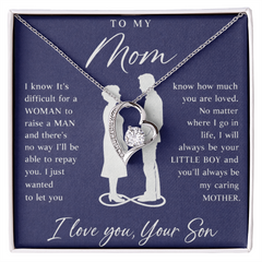 To My Mom From Your Son - Forever Love Necklace