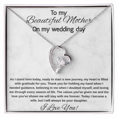 Mother Of The Bride Gift - Forever Love Necklace