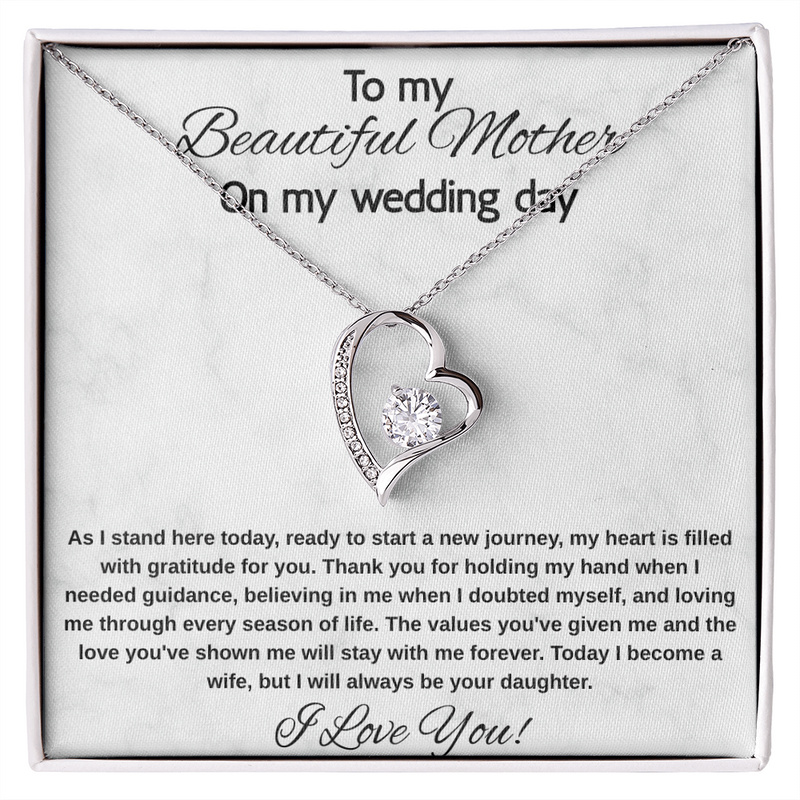 Mother Of The Bride Gift - Forever Love Necklace