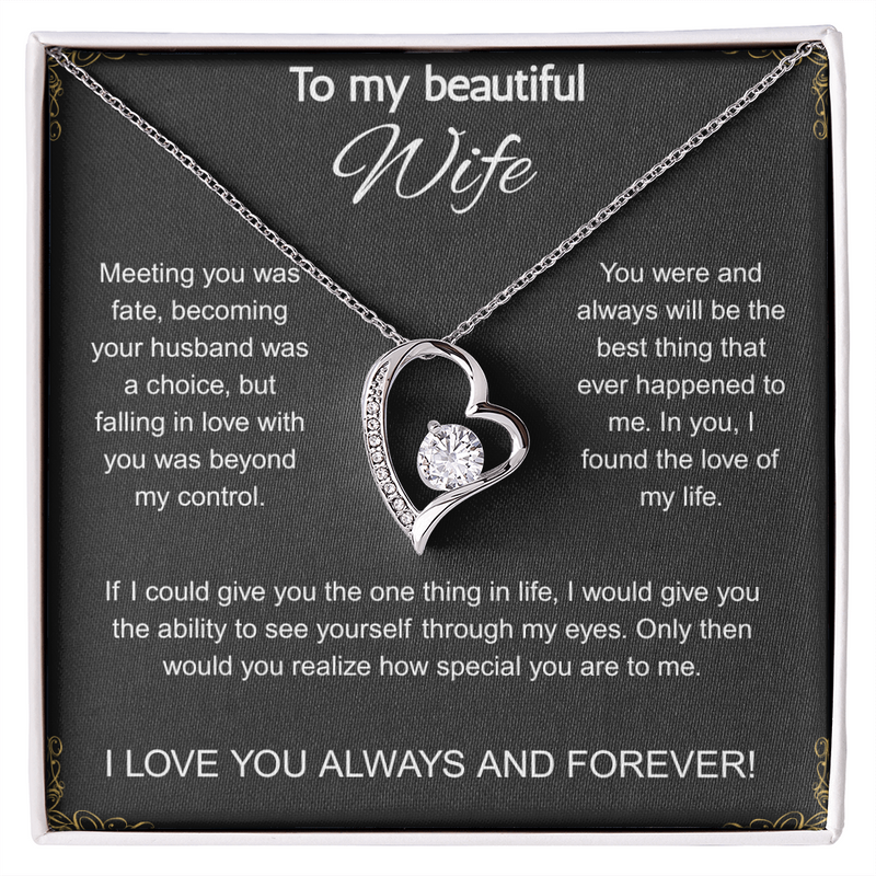 To My Beautiful Wife - I Love You Forever
