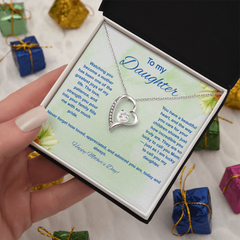 To My Daughter at Mother's Day - Forever Love Necklace