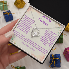 To My Loving Mom at Mother's Day - Forever Love Necklace
