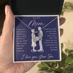 To My Mom From Your Son - Forever Love Necklace