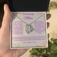 To My Loving Mom at Mother's Day - Forever Love Necklace