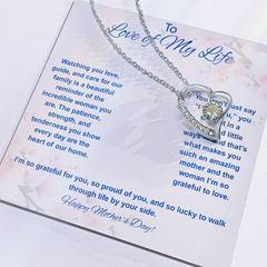 To Love of My Life at Mother's Day - Forever Love Necklace