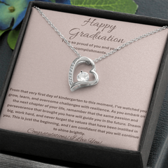 Happy Graduation, I am so proud of you - Forever Love Necklace