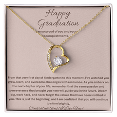 Happy Graduation, I am so proud of you - Forever Love Necklace