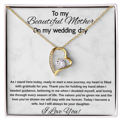 Mother Of The Bride Gift - Forever Love Necklace