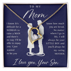 To My Mom From Your Son - Forever Love Necklace
