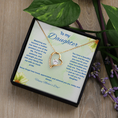 To My Daughter at Mother's Day - Forever Love Necklace