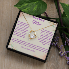 To My Loving Mom at Mother's Day - Forever Love Necklace