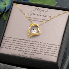 Happy Graduation, I am so proud of you - Forever Love Necklace