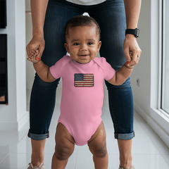 Onesie Distressed American Flag