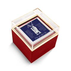 To My Mom - Alluring Beauty Necklace with Rotating Rose Gift Box