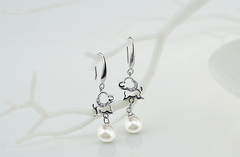 Dog Pearl Earrings