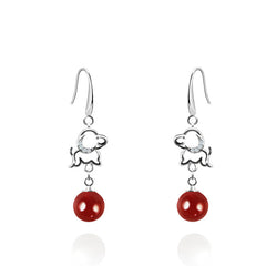 Dog Pearl Earrings